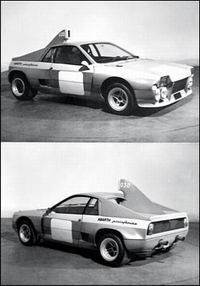 1974 Abarth 030 Pininfarina (press photo)