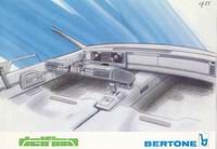 Sketch 1983 Alfa Romeo Delfino (Bertone)